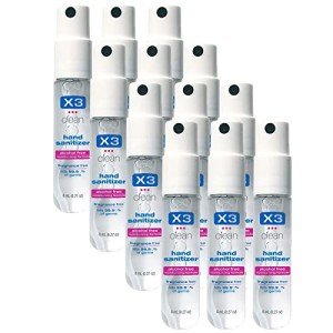X3 Clean Mini Hand Sanitizer Spray – Alcohol & Fragrance Free