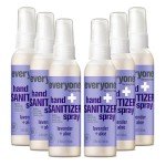 Lavender Aloe Hand Sanitizer Spray - 2 Fl Oz 6-Pack