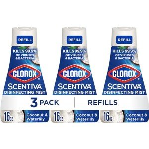 Clorox Scentiva Coconut Waterlily Disinfecting Mist 3-Pack