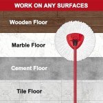 3 Pack Microfiber Mop Replacement Heads for O-Cedar