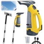 Cordless Electric Window Vacuum Squeegee Set