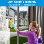 Cordless Electric Window Vacuum Squeegee Set