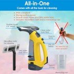 Cordless Electric Window Vacuum Squeegee Set
