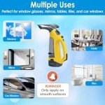 Cordless Electric Window Vacuum Squeegee Set