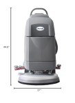 Self-Propelled Automatic Floor Scrubber with Squeegee
