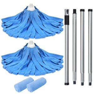 Matthew Microfiber Mop with Replacement Heads and Handle