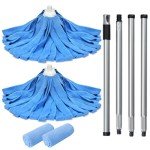 Matthew Microfiber Mop with Replacement Heads and Handle