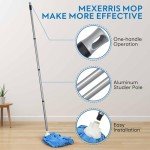 Matthew Microfiber Mop with Replacement Heads and Handle