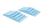 Edgeless 300 Microfiber Towels - 10-Pack Light Blue