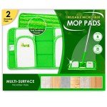 Swiffer-Compatible Reusable Microfiber Mop Pads - 2 Pack