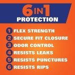 Hefty Ultra Strong Citrus Drawstring Trash Bags, 40 Count