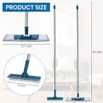 Collapsible Mop and Bucket Set for Floor Cleaning