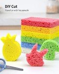 Heavy Duty Eco-Friendly Kitchen Sponges (6 Pack)