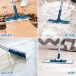 Collapsible Mop and Bucket Set for Floor Cleaning