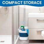 Collapsible Mop and Bucket Set for Floor Cleaning