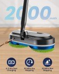 Blonex Cordless Electric Spin Mop with Spray