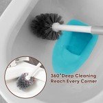 2-in-1 Toilet Plunger and Brush Set with Holder