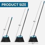 MAVRIZ Heavy Duty 3 Pack Outdoor Brooms