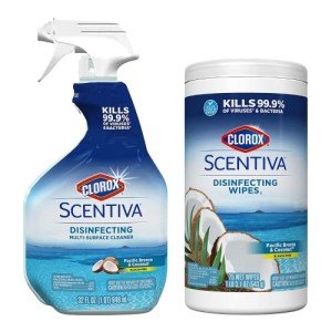 Clorox Scentiva Multi-Surface Cleaner Spray & Wipes Bundle
