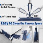 Wet Spray Mop with Refillable Bottle & Microfiber Pads