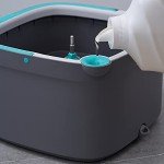 Smart Square Spin Mop and Bucket with 2 Pads