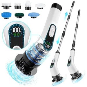 Cordless Electric Spin Scrubber for Bathroom Cleaning