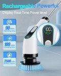 Cordless Electric Spin Scrubber for Bathroom Cleaning