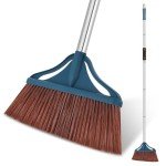 Heavy-Duty Outdoor Broom with 58-Inch Handle