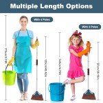 Heavy-Duty Outdoor Broom with 58-Inch Handle