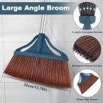 Heavy-Duty Outdoor Broom with 58-Inch Handle