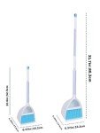 Kids' Mini Broom and Dustpan Set (White/Blue)
