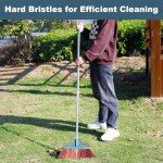 Heavy-Duty Outdoor Broom with 58-Inch Handle
