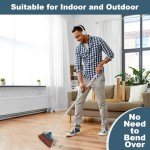 Heavy-Duty Outdoor Broom with 58-Inch Handle