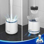 MR.SIGA Toilet Bowl Brush with Holder - White