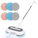 Cordless Electric Spin Mop with Water Sprayer