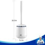 MR.SIGA Toilet Bowl Brush with Holder - White