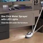 Cordless Electric Spin Mop with Water Sprayer