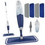 Microfiber Spray Mop with 4 Washable Pads