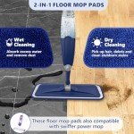 Microfiber Spray Mop with 4 Washable Pads