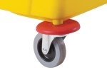 Winco Yellow 26 Quart Mop Bucket with Wheels
