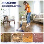 Microfiber Spray Mop with 4 Washable Pads