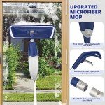 Microfiber Spray Mop with 4 Washable Pads