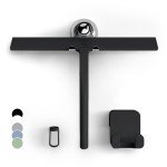 GÜTEWERK 11-Inch Black Shower Glass Squeegee