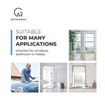 GÜTEWERK 11-Inch Black Shower Glass Squeegee