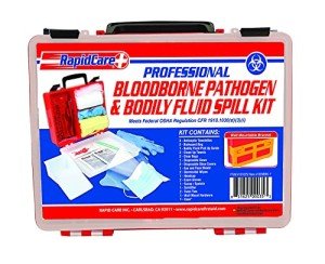 Bloodborne Pathogen Spill Kit - Wall Mountable
