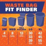 Hefty 30 Gallon Unscented Multipurpose Trash Bags
