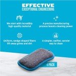 E-Cloth Reusable Dish Sponges - 4-Pack Set
