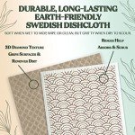 FEBU Set of 5 Swedish Dishcloths - Biodegradable