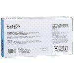 ForPro 100 Count Clear Vinyl Disposable Gloves, Medium
