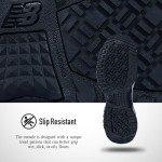 New Balance Men's Composite Toe Work Shoe, Black/Blue